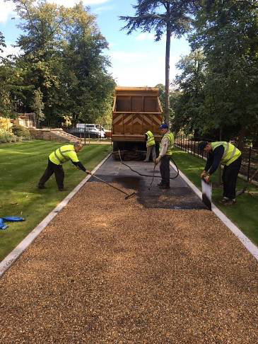 Tar and chip surfacing Surrey